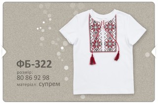 Вышитая футболка для мальчика